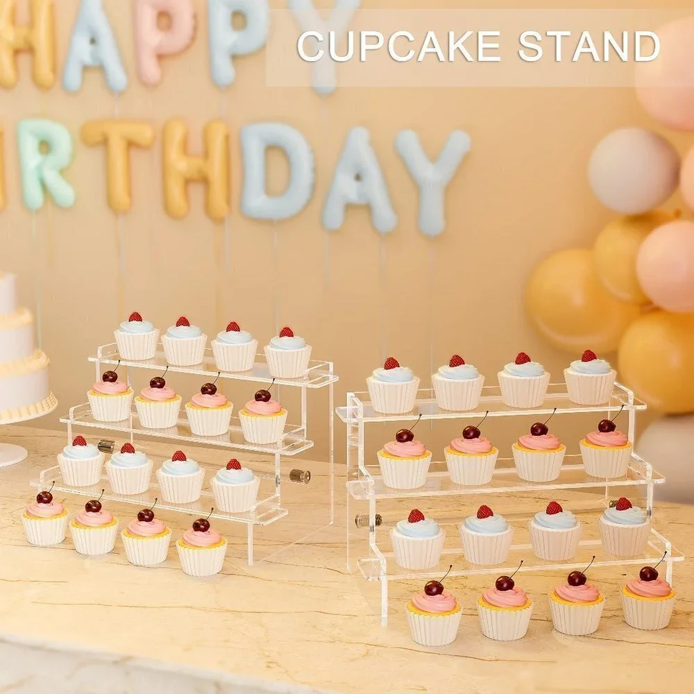 Cupcake Stand Lotion Holder Skincare Organizer Tiered Display Table Stand